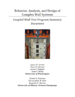 Behavior, Analysis, And Design Of Complex Wall Systems