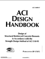 ACI318 DESIGN HANDBOOK Design of Structural Reinforced Concrete Elements in Accordance with the Strength Design Method of AC1 318-95