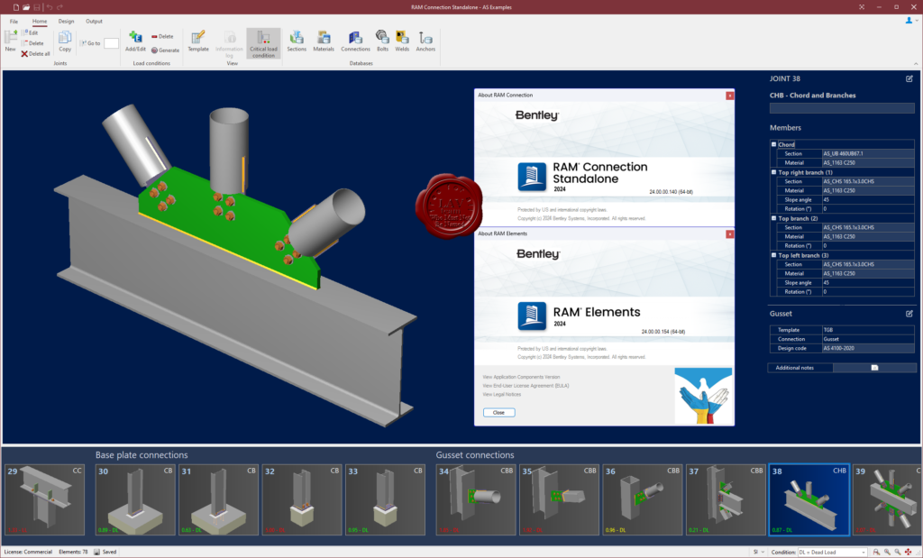 Bentley RAM 2024.0.0.14 (RAM Connection Standalone 24, RAM Elements 24